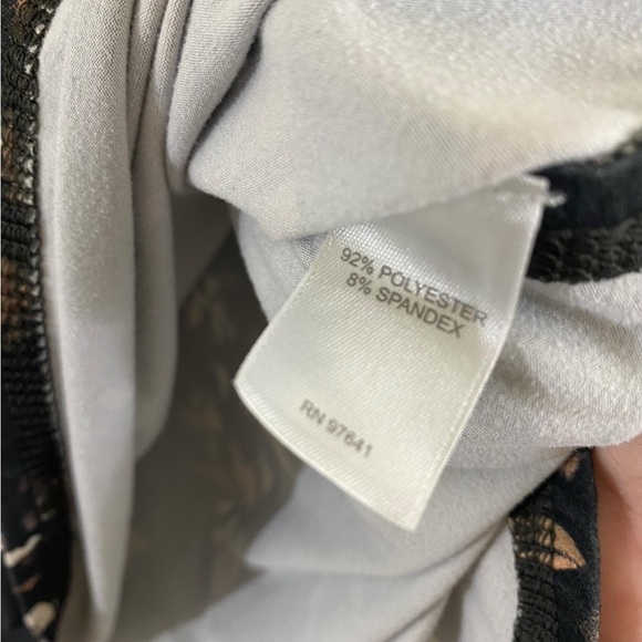 J Jill Fit Performance Long Sleeve Tee Floral Stretch Womens Size XL - Picture 5 of 9